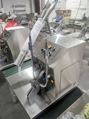 Powder Particle Shape Sausage Clipping Potato Clipper Packer Net Mesh Bag Packing Semi Automatic Fruit Packaging Machine